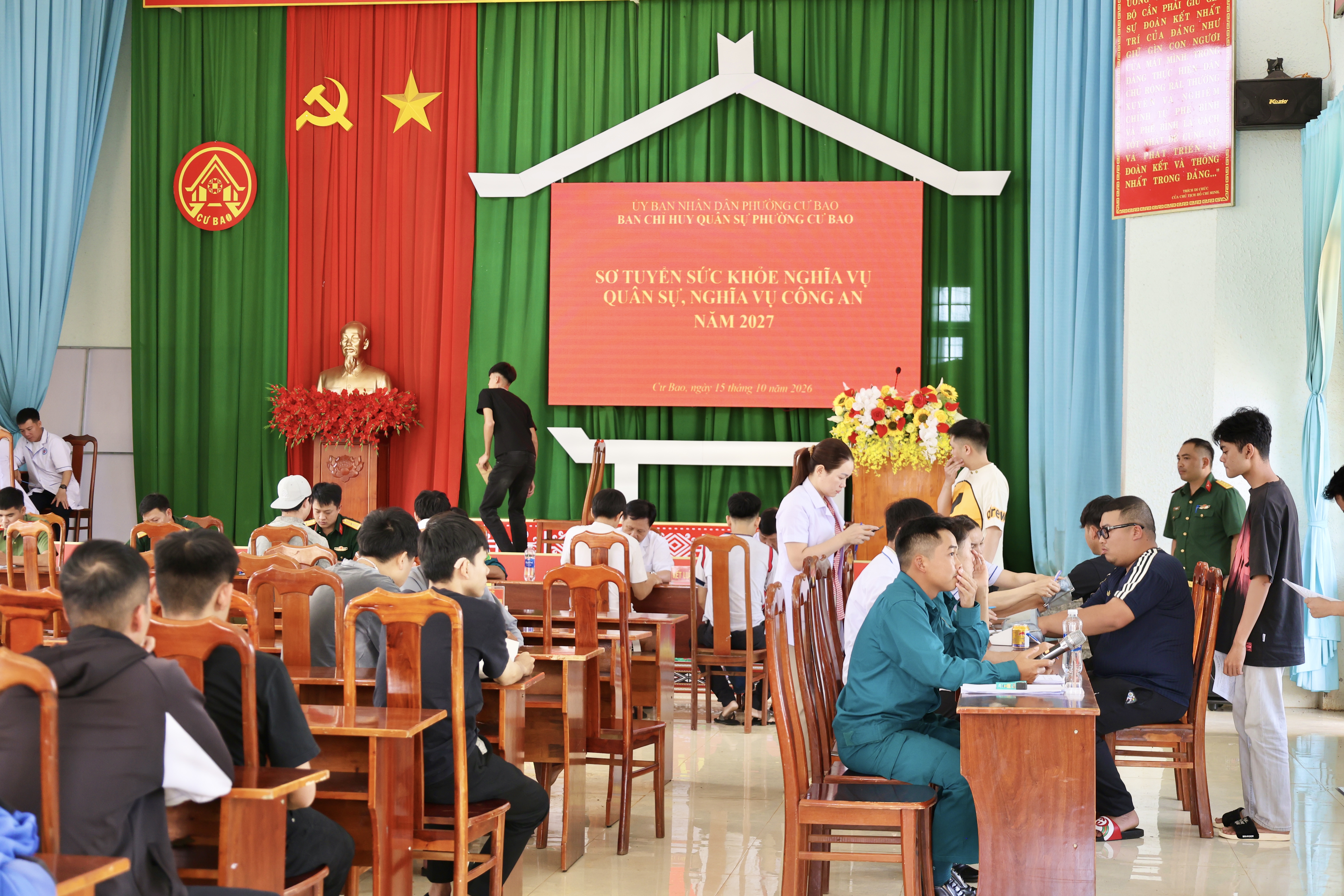 PHƯỜNG CƯ BAO TỔ CHỨC SƠ TUYỂN SỨC KHỎE CÔNG DÂN THỰC HIỆN NGHĨA VỤ QUÂN SỰ, NGHĨA VỤ CÔNG AN NHÂN DÂN NĂM 2027